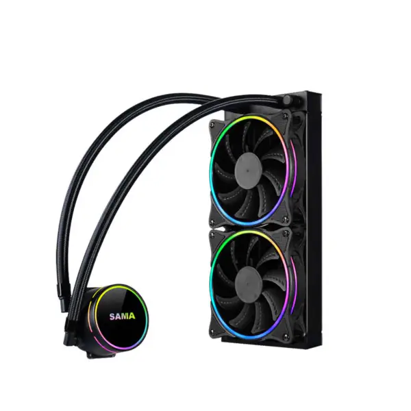 Sama Aio Cpu 240mm Radiador Disipador Líquido Rgb Cooler Cpu Refrigeración por Agua Radiador Pc Gaming