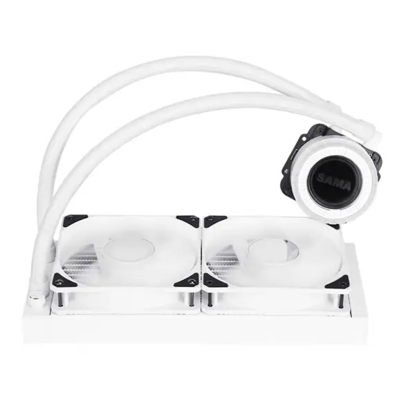 Sama Aio Cpu 240mm Radiador Blanco Negro Disipador Líquido Rgb Cooler Cpu Pc Ordenador Procesador Refrigeración por Agua Radiador Pc Gaming
