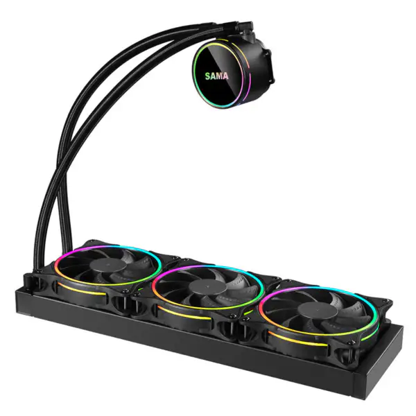 Sama Aio Cpu 360mm Radiador Disipador Líquido Rgb Cooler Cpu Refrigeración por Agua Radiador Pc Gaming