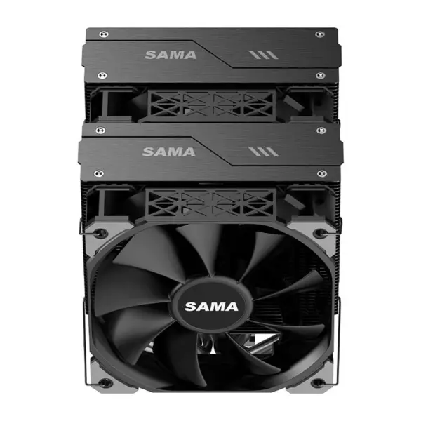 Sama Am4 Am5 Cpu Disipador Térmico Enfriador Ventilador Funcional Fuerte Doble Ventilador Enfriador Procesador Cpu Refrigeración