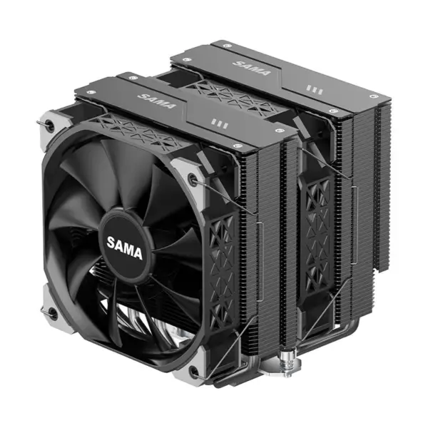 Sama Am4 Am5 Cpu Disipador Térmico Enfriador Ventilador Funcional Fuerte Doble Ventilador Enfriador Procesador Cpu Refrigeración