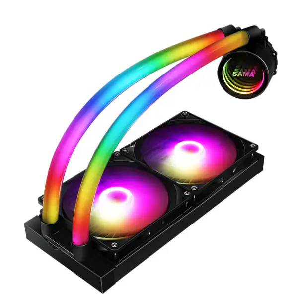 Sama Am4 Am5 Cooler Gaming Computer Liquid Cooler Cpu Cooler Argb Bomba De Aire Con Menor Ruido