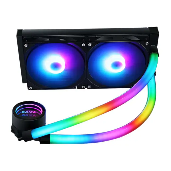 Sama Am4 Am5 Cooler Gaming Computer Liquid Cooler Cpu Cooler Argb Bomba De Aire Con Menor Ruido