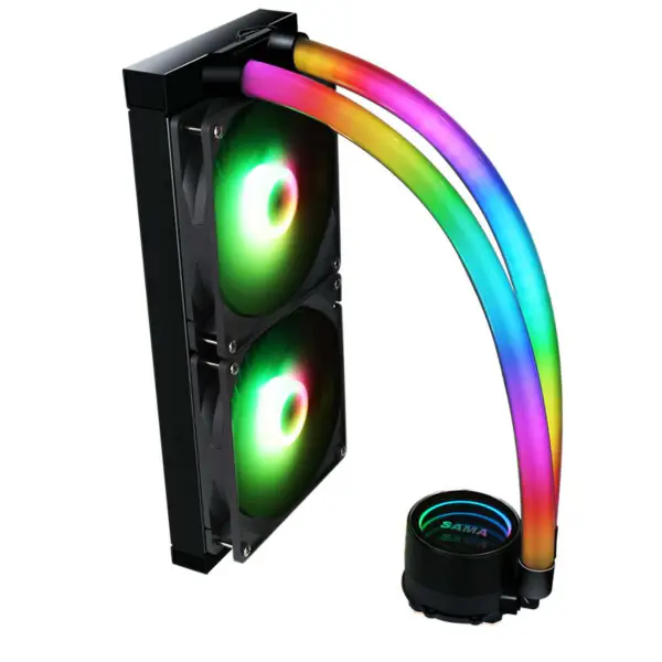 Sama Am4 Am5 Cooler Gaming Computer Liquid Cooler Cpu Cooler Argb Bomba De Aire Con Menor Ruido