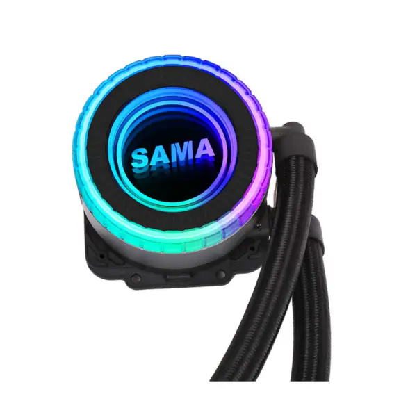 Sama Custom Negro 240mm Radiador Pc Cpu Refrigerador de Agua