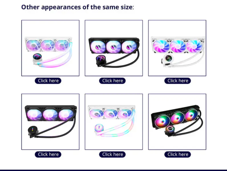 Sama Personalizable Amd 360mm Aio Cpu Liquid Cooling Kit Refrigerador De Agua Con Diseño De Espejo Infinito