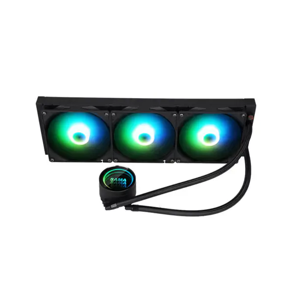 Sama Personalizable Cabezal Logo Cpu Liquid Coolers Pps Radiador De Aluminio Cpu Cooling Am5 2500rpm Cpu Coolers