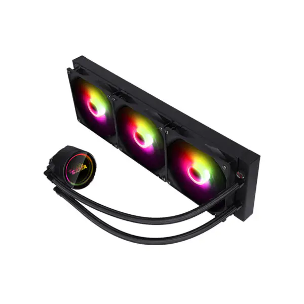 Sama Personalizable Cabezal Logo Cpu Liquid Coolers Pps Radiador De Aluminio Cpu Cooling Am5 2500rpm Cpu Coolers