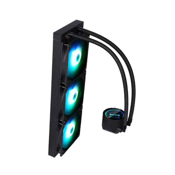 Sama Personalizable Cabezal Logo Cpu Liquid Coolers Pps Radiador De Aluminio Cpu Cooling Am5 2500rpm Cpu Coolers