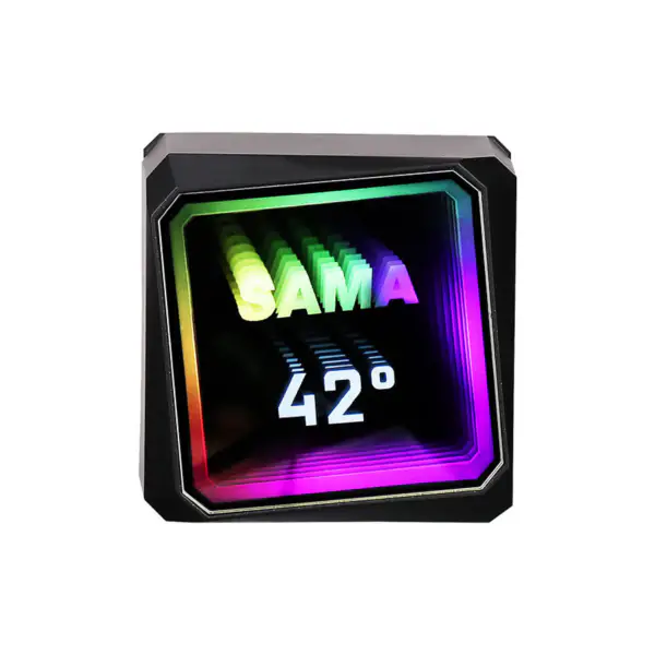 Sama Personalizable Logo Refrigerador De Agua 45.1cfm-90.3cfm Radiador Disipación De Calor Rendimiento Cpu Cooling Fan