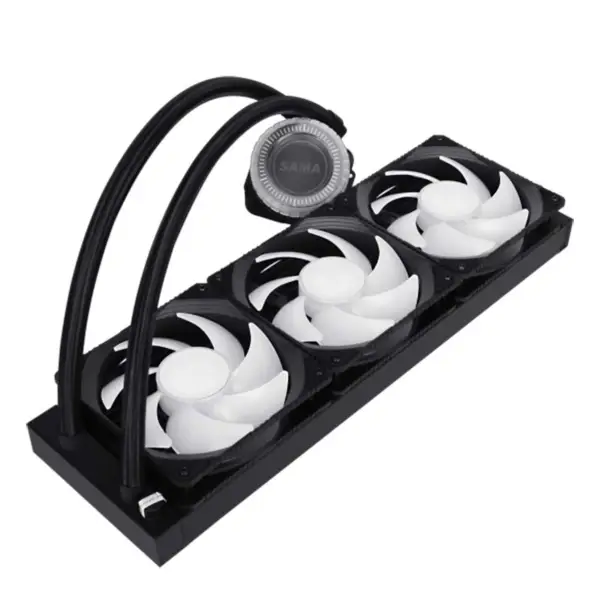 Sama Personalización Negro 360mm Radiador Pc Cpu Refrigerador de Agua