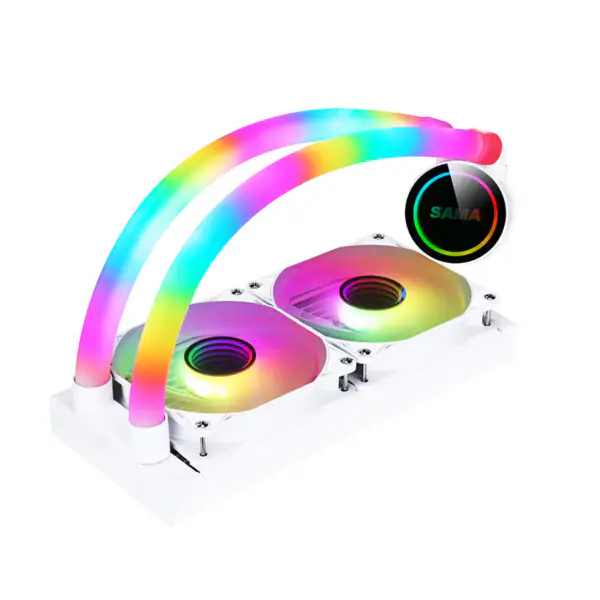 Sama Custom Cpu Cooler Disipadores De Calor 240 Rgb Ventilador Para Intel Amd Cpu Lga775/115x Am4 Am5 Ryzen 12600k Cpu Liquid Cool