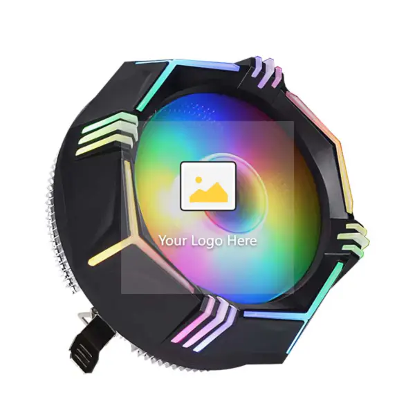 Sama 12v Rgb Cpu Air Cooler Para Caja De Ordenador