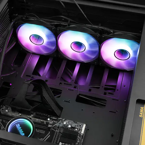 Sama 360mm Radiador Cpu Refrigeración Por Agua Para Carcasa De Portátil
