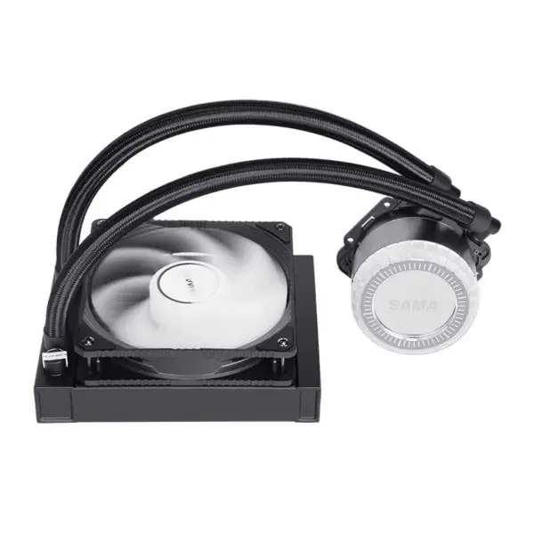Sama Negro 120mm Radiador Pc Cpu Liquid Cooling