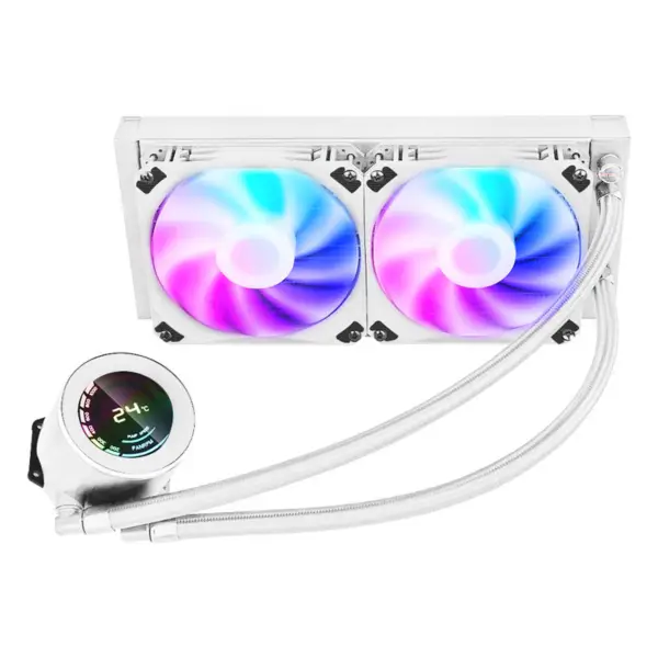Sama Aio 240mm Pantalla Lcd Sistema De Refrigeración Por Agua Pc Refrigeración Por Agua Heatdink Cpu