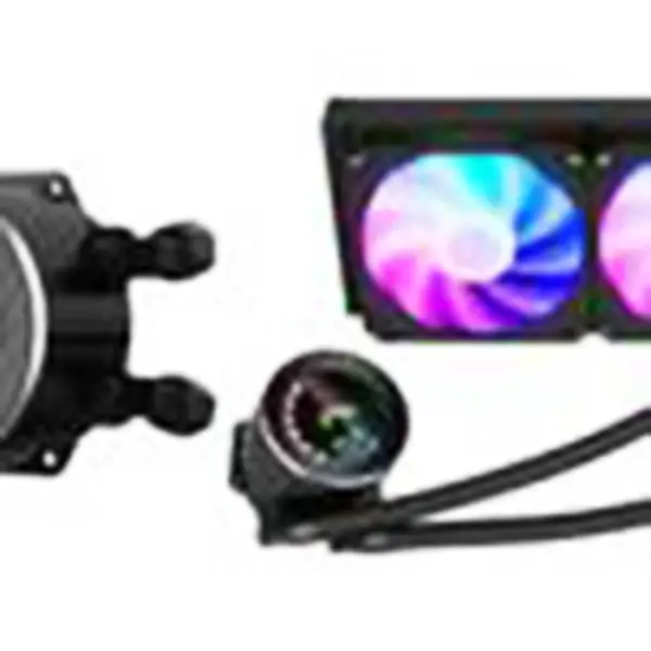 Sama Aio 240mm Pantalla Lcd Sistema De Refrigeración Por Agua Pc Refrigeración Por Agua Heatdink Cpu