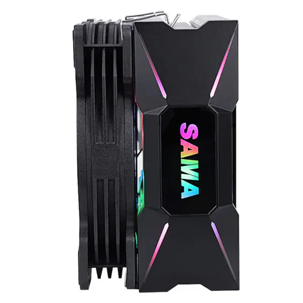 Sama Aletas De Aluminio Disipador De Calor Cpu Air Cooler Para Pc Case