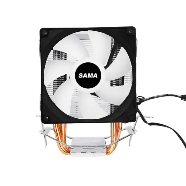Sama 3 Tubos De Calor Negro Cpu Air Cooler Enfriador De Cpu Para Portátil 35.07cfm Efecto Argb Cpu Cooler