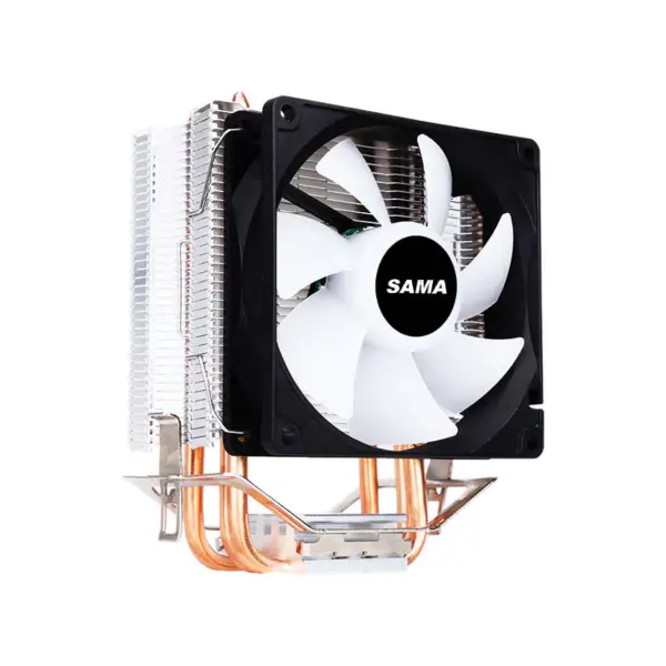Sama 3 Tubos De Calor Negro Cpu Air Cooler Enfriador De Cpu Para Portátil 35.07cfm Efecto Argb Cpu Cooler