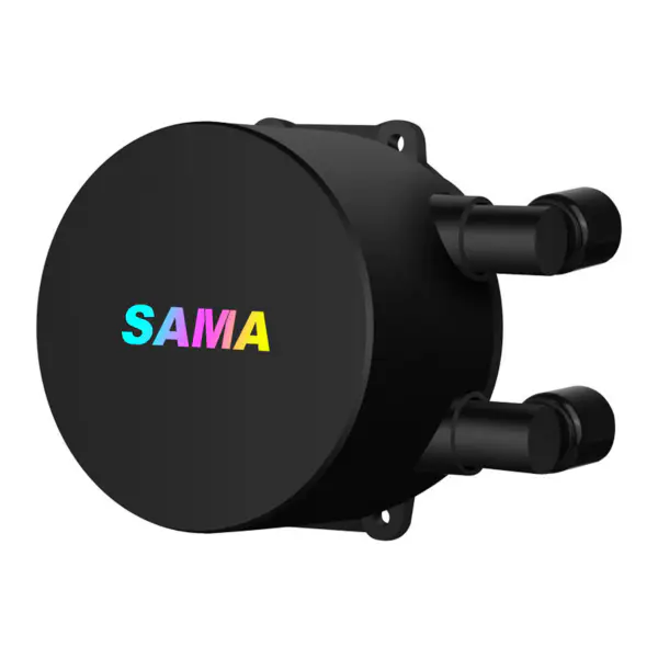 Sama Coloful Ventilador Enfriador De Agua Blanco Para Caja De Pc