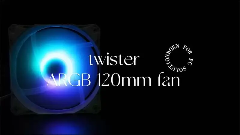 Sama Twister Argb Ventilador Cpu 120mm Ventilador Cpu Para Gaming Case Pc