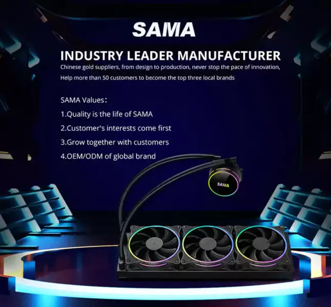 Sama Kit De Refrigeracion Por Agua Para Pc Gpu Cooler Black Liquid System Cpu Cooler 1700 For Cpus