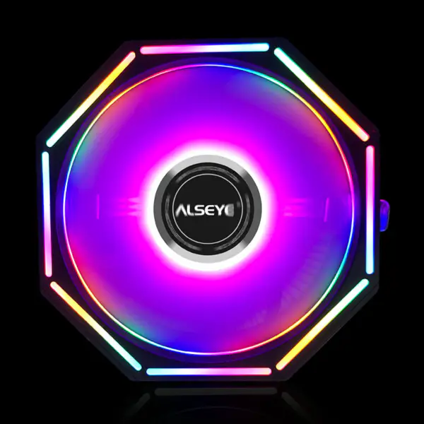 Alseye 120mm Disipador Rgb Ventilador Cpu Cooler 775/115x/1200