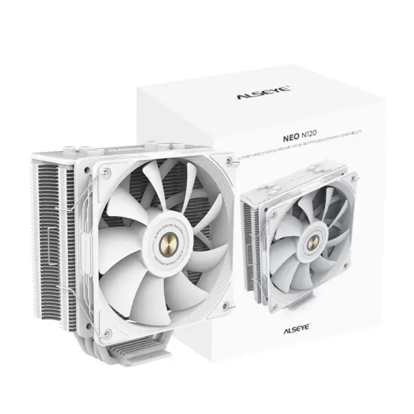 Alseye 12v 120mm Led Rgb Disipador Ventilador Para Pc 1700 Y Am5