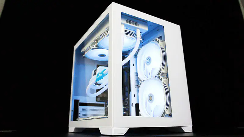 Alseye 360mm Blanco Frame Sync Argb Aio Liquid Cooler Con Pantalla De Temperatura Para Cpu 12th Gen