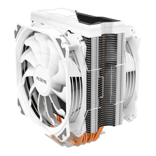 Alseye 4 Heat Pipe 120mm Sync Doble Ventilador Torre Argb Cpu Air Cooling Fan