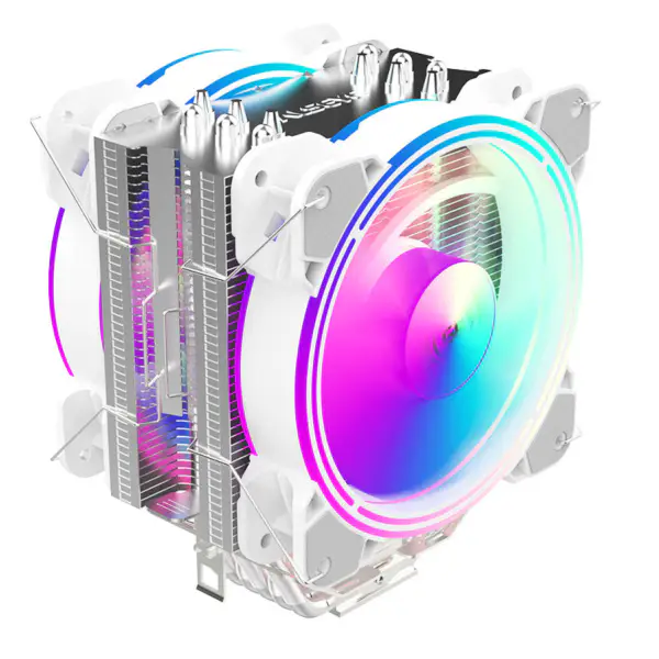 Disipador Alseye 6pipes 120mm Doble Ventilador Argb Cpu Fan Cooler