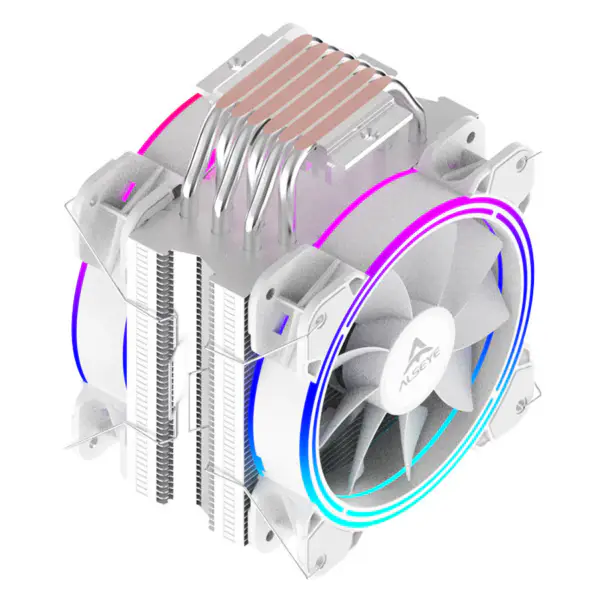 Disipador Alseye 6pipes 120mm Doble Ventilador Argb Cpu Fan Cooler