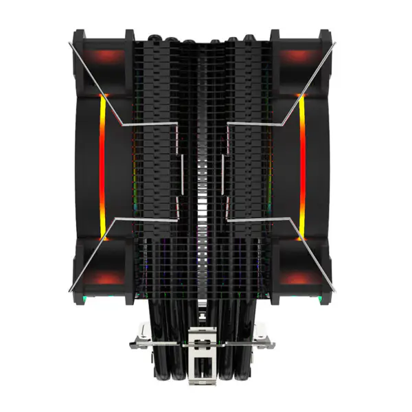 Top ventas Amazon Tdp 180w Gaming Case Cpu Cooler 120mm Pwm Case Fan Heat Pipes Universal Platform Pc Air Cooler