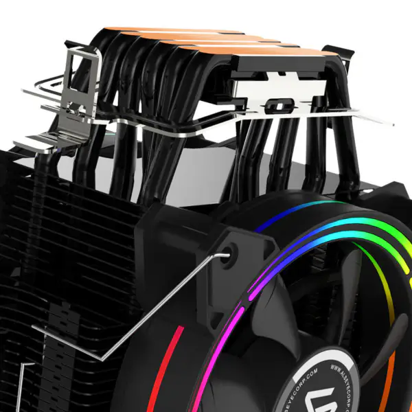 Top ventas Amazon Tdp 180w Gaming Case Cpu Cooler 120mm Pwm Case Fan Heat Pipes Universal Platform Pc Air Cooler