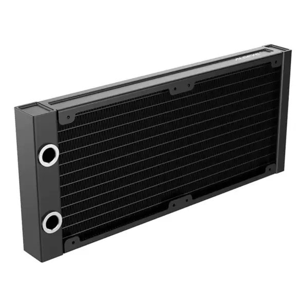 Ordenador Pc Kit de refrigeración por agua Piezas de refrigeración líquida Diy 240 Radiador Con 2 Pcs Case Fan