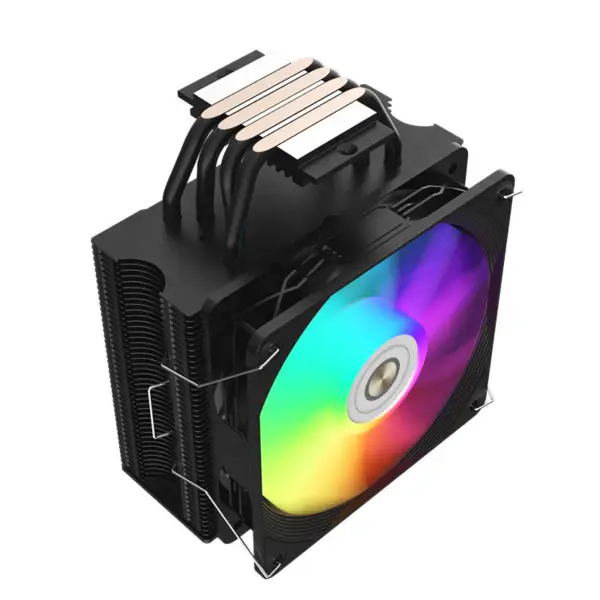 Cpu Air Cooler Con 4 Tubos De Calor De Cobre De Contacto Directo Para Lga1700 Y Am5