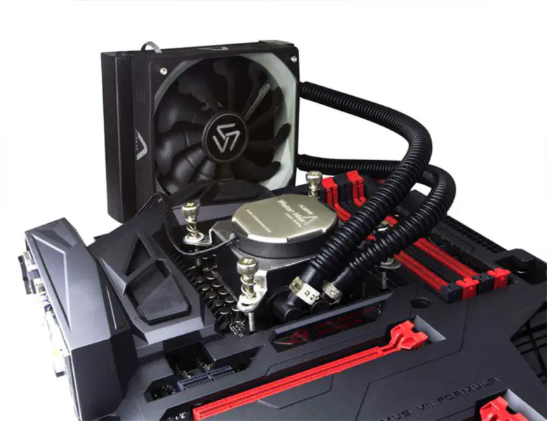 Liquid Cooler Watermax120 Cpu Con Alto Rendimiento De Refrigeración Líquida Ventilador De Refrigeración Por Agua Para Ordenador12cm Pwm 4pin Radiador De Aluminio