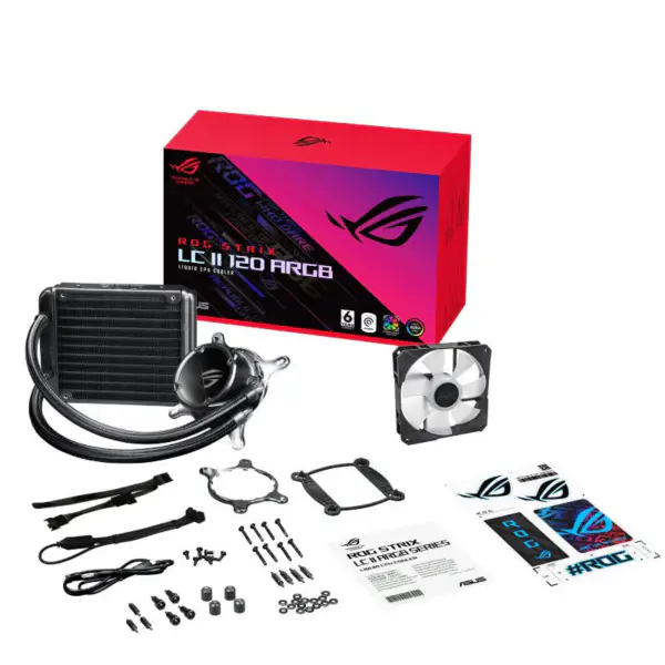 AsUs Rog Strix Lc Ii 120 Argb Radiador De Refrigeración Por Agua Integrado Cpu Asetek Processor Cooling