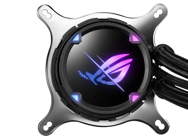 AsUs Rog Ryujin Ii 240 Argb 2fans Radiador de refrigeración por agua integrado 12 ª Gen Cpu Asetek Procesador de refrigeración