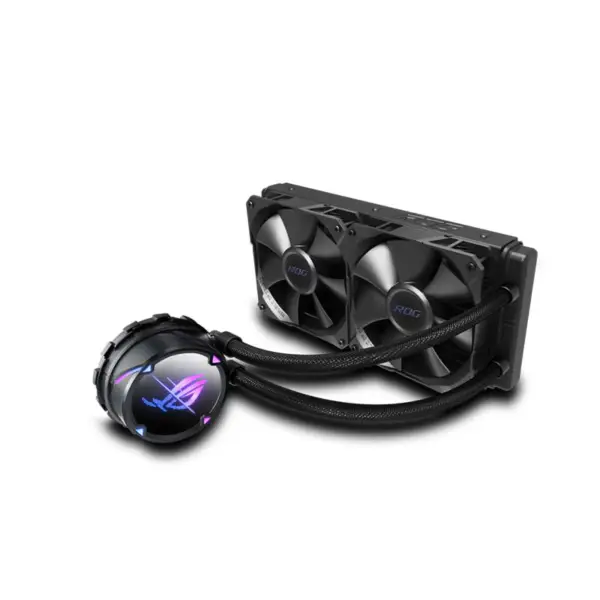 AsUs Rog Strix Lc Ii 240 2fans Integrado Refrigerado por Agua Radiador Cpu Asetek 7th Pwm Dc Cpu Cooling Fan