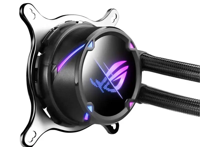 AsUs Rog Strix Lc Ii 240 2fans Integrado Refrigerado por Agua Radiador Cpu Asetek 7th Pwm Dc Cpu Cooling Fan