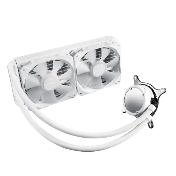 AsUs Rog Strix Lc Ii 240 Argb White Edition Ventilador 2fans Integrado Radiador Refrigerado por Agua Cpu Cooling Fan
