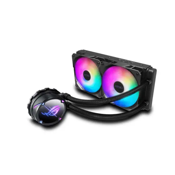 AsUs Rog Strix Lc Ii 240 Argb 2fans Integrado Refrigerado por Agua Radiador Cpu Asetek 7th Pwm Dc Cpu Cooling Argb Fan