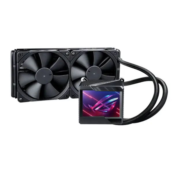 AsUs Rog Ryujin Ii 240 2fans Radiador Integrado De Refrigeración Por Agua Cpu 12th Gen Asetek 7th Gen 3.5in Lcd Cpu Cooling