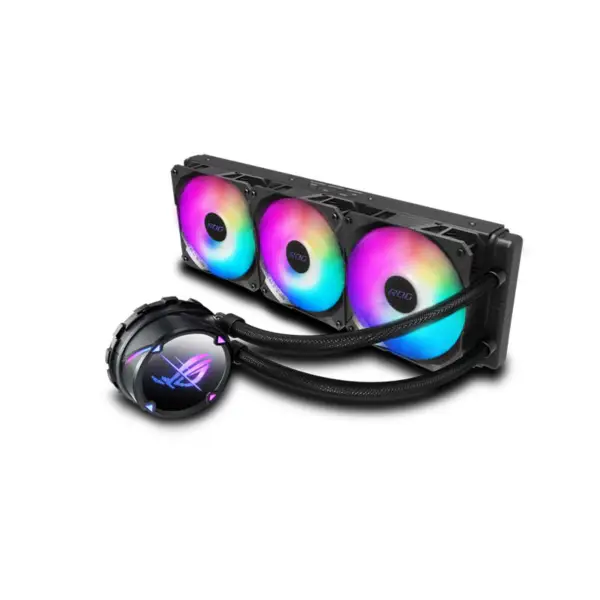 AsUs Rog Strix Lc Ii 360 Argb 3fans Radiador Integrado Refrigerado Por Agua Cpu 12th Gen Asetek 7th Pwm Dc Cpu Cooling Argb Fan