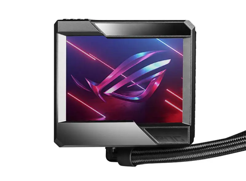 AsUs Rog Ryujin Ii 360 Argb 3fans Radiador Integrado Refrigerado por Agua 12th Gen Cpu Asetek 7th Gen 3.5in Lcd Pwm Dc Argb Cool Fan