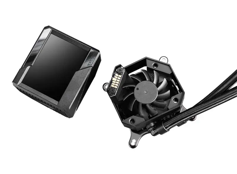 AsUs Rog Ryujin Ii 360 Argb 3fans Radiador Integrado Refrigerado por Agua 12th Gen Cpu Asetek 7th Gen 3.5in Lcd Pwm Dc Argb Cool Fan