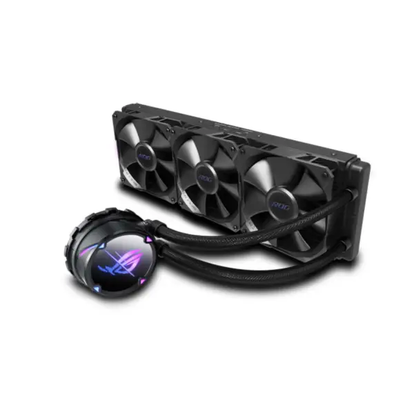 AsUs Rog Strix Lc Ii 360 3fans Radiador Integrado De Refrigeración Por Agua Cpu 12th Gen Asetek 7th Pwm Dc Cpu Cooling