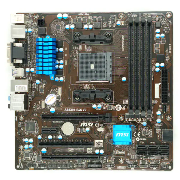 Placa base MSI A88XM-E45 V2 PC FM2+ A88X